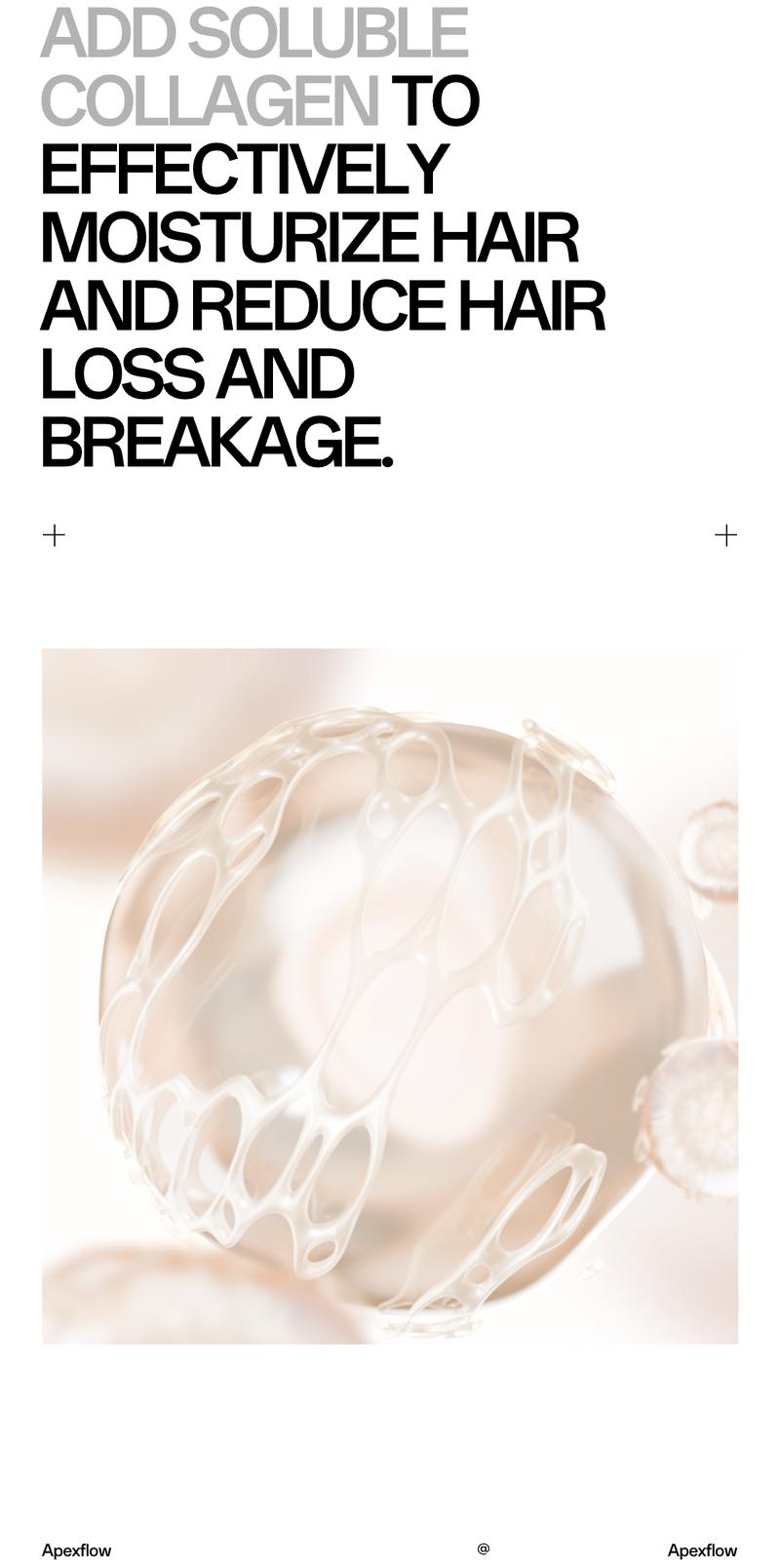 ApexFlow Instant Hair Root-Lifting Volume Spray-Gentle, Effective, Soluble Collagen,Nourishing Ingredients, Root Lift, Volumizing, Non-Greasy, Pleasant Scent, for Fine/Thin/Limp Hair