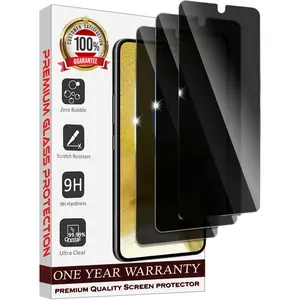 Entronix Case Privacy Screen Protector for Galaxy A23 Protector, 3 PACK Anti-Spy Tempered Film Protection Durable