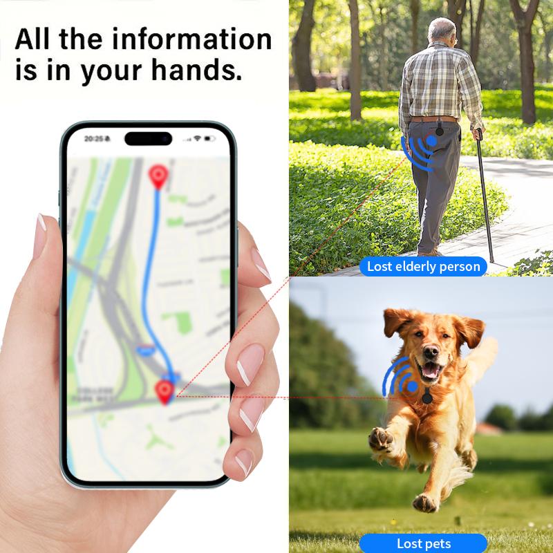 GPS Tracker for Car,Mini Trackers Device with Weatherproof Magnetic Case-No Monthly Fee-Best Hidden GPS Trackers,Anti-lost Device,Works with Apple Find My  fathersdaygift