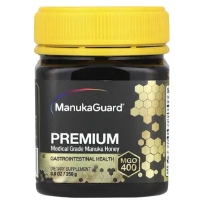 ManukaGuard Premium Medical Grade Manuka Honey , MGO 400, 8.8 oz (250 g)
