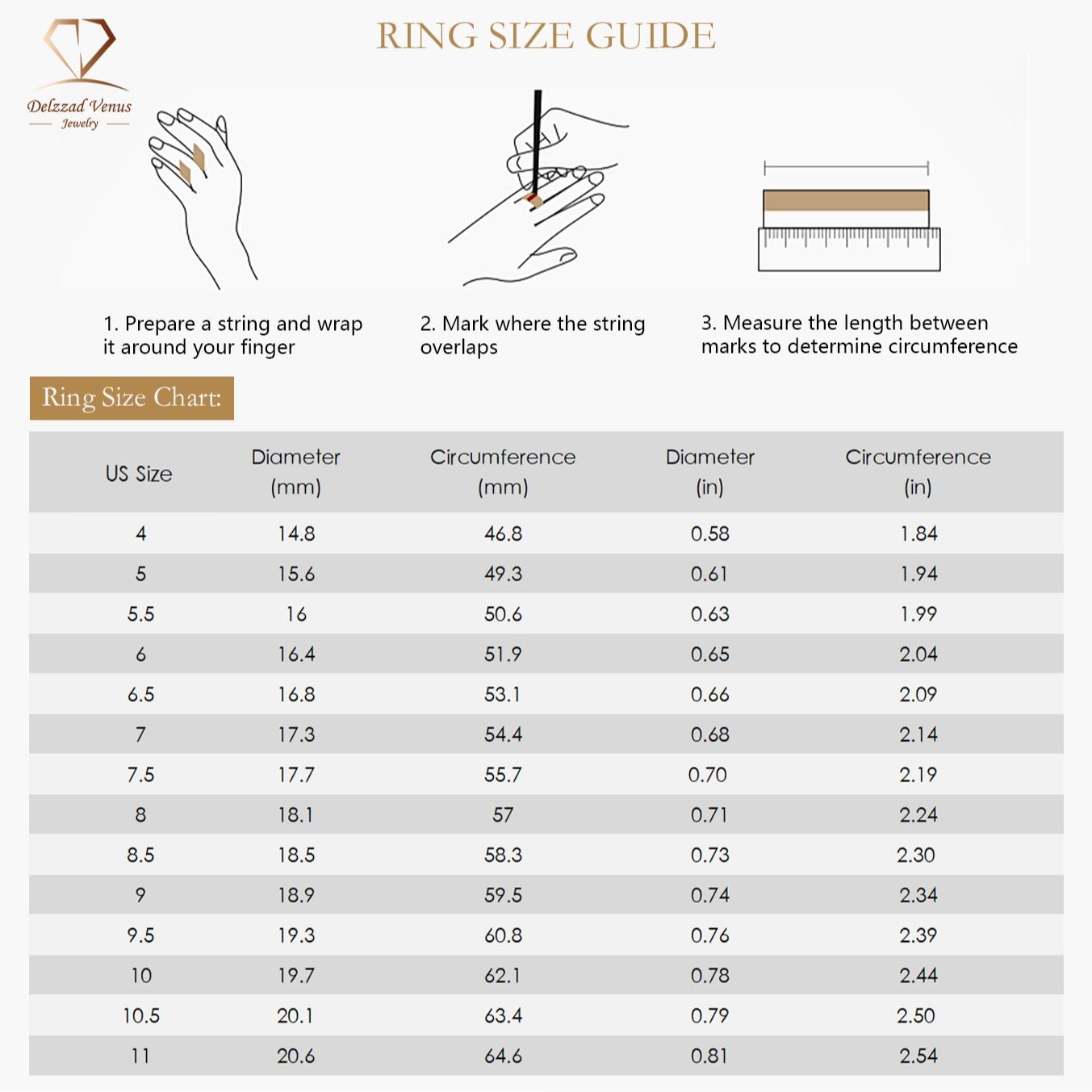 Delzzad Vintage Marquise Cut Engagement Ring Synthetic Moissanite Ring Jewelry S925 Perfect Birthday Engagement Wedding Anniversary Christmas Gift