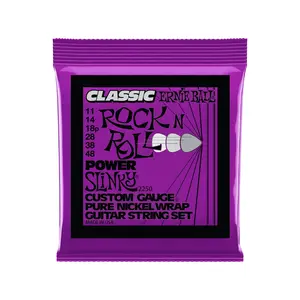 Ernie Ball Power Slinky Classic Pure Nickel Wrap Electric Guitar Strings 11-48
