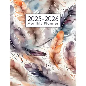 Monthly Planner: 2025-2026, Two-year calendar, with Holidays, Inspirational Quotes, extra pages for notes, contacts, important dates, map and more Paperback – August 11, 2024