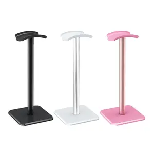 Aluminum Headphone Holder Stand – Desktop Headset Rack Organizer Vertical Display Hanger