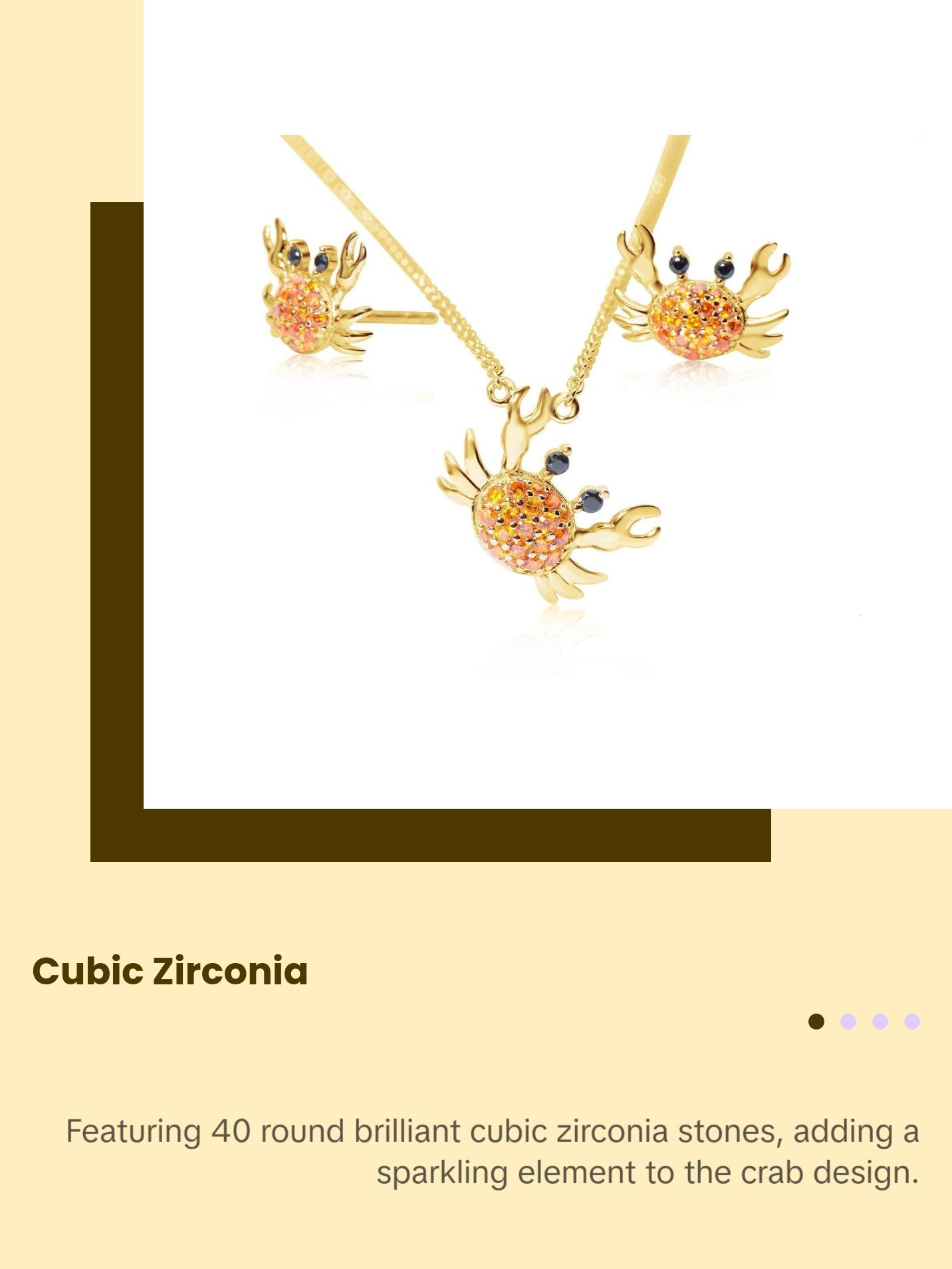 Sterling Silver Crab Earrings