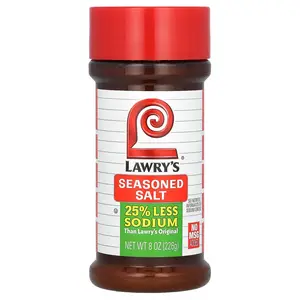 Lawry's Seasoned Salt, Less Sodium, 8 oz (226 g)