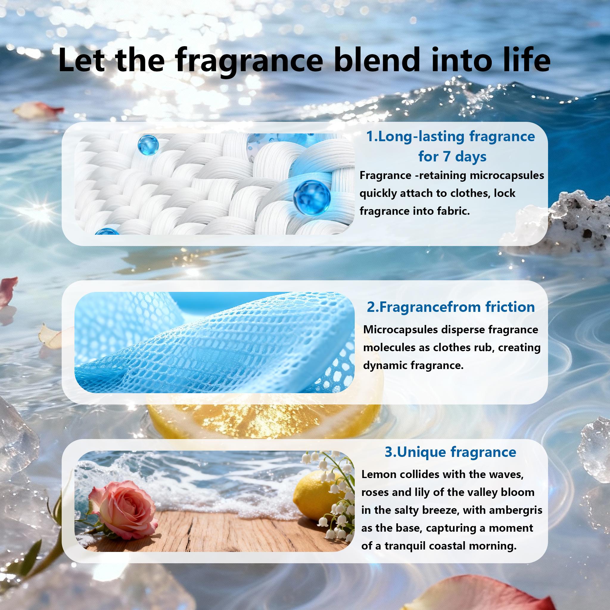 Snofrid 4-IN-1 POWERFUL LAUNDRY DETERGENT PODS,80 pods per tub, Long-Lasting Fragrance, Portable Laundry Detergent Beads for Home & Travel