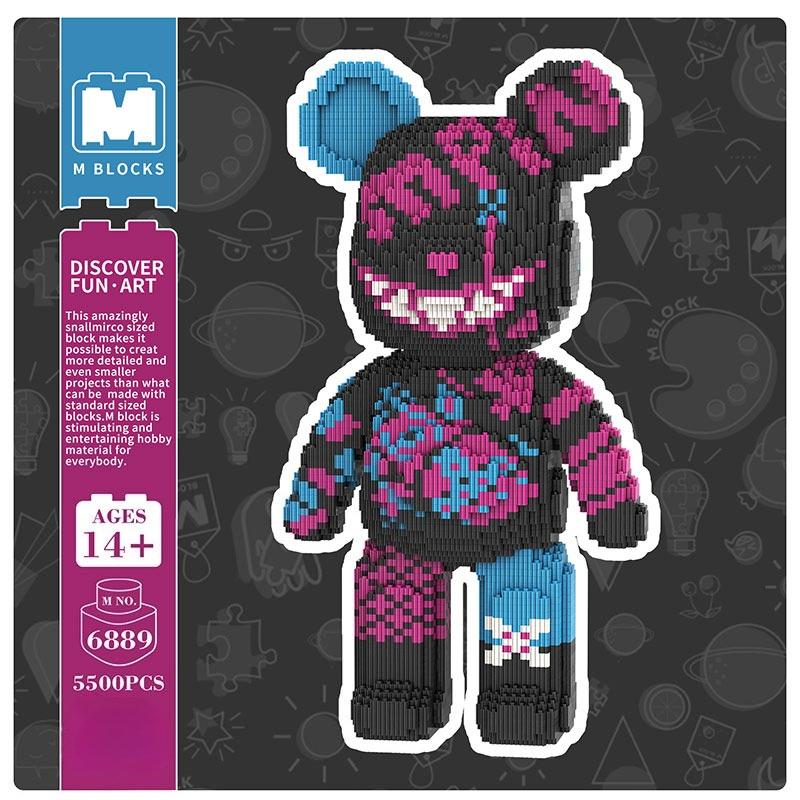 [B2G1!!!]Bear building blocks, Bear Toys,Bear statues, Birthday gifts, Educational gifts, unisex, fashionable decorations, cool gifts, parent-child interactive sets,  For Boys And Girls, Trendy Decorations.