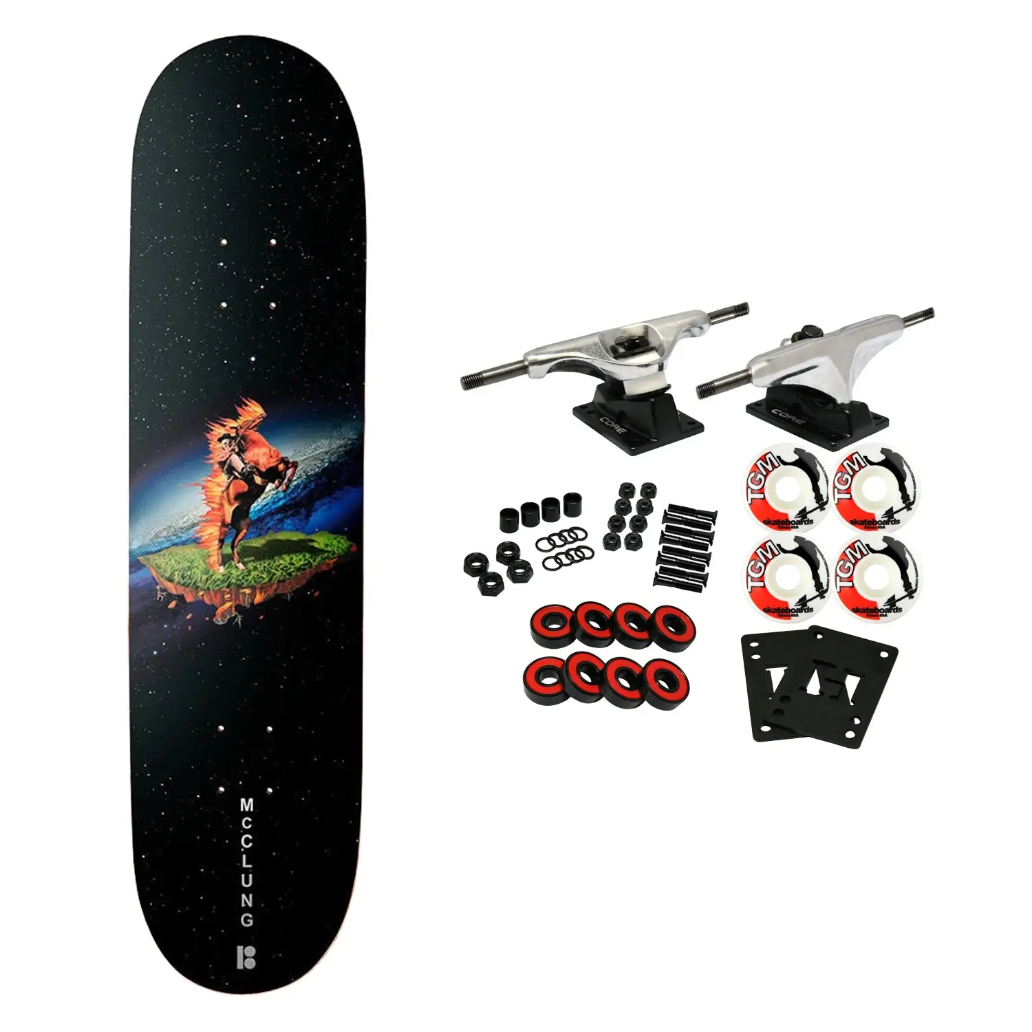 Plan B Skateboard Complete McClung Ghostrider 8.25" x 31.77"