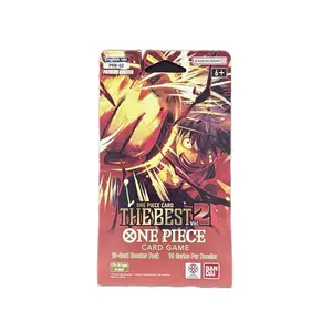 One Piece Trading Card Game Premium The Best 2 Sleeved Booster Pack New Factory Sealed