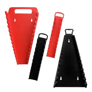 4PC Magnetic Wrench Organizer Rack – Tool Box Storage Holder