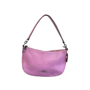 Pre-owned coach leather Shoulder Bags purple shoulder bag 2015 with crossbody strap