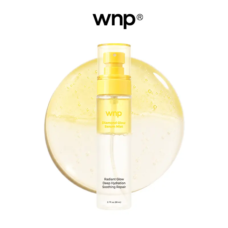 [WNP Official] Diamond Glow Serum Mist | 3-Second Glow Boost & 24H Hydation Lock | Dewy Skin, Redness Relief, Makeup-Friendly Mist