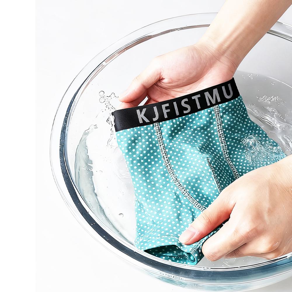 KJFISTMU 10-Piece Men's Boxer Briefs Swim Trunks - Invisible Low-Waist Soft Boxer Briefs, Suitable for Gym, Cycling, and Beach Wear - Comfortable and Breathable