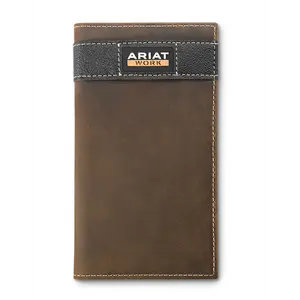 A3400102 Ariat Work Wallet Checkbook - Brown