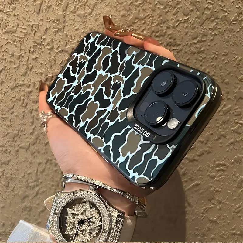 Vintage Sitka Camo & Blush Pink MagSafe-Compatible Phone Case - TPU Liquid Silicone, Polycarbonate Cover, Shockproof Dustproof Shockproof Protector for iPhone 7/8/X/XR/11/12/13/14/15/16/17 Pro Max Plus Air Mobile Accessories