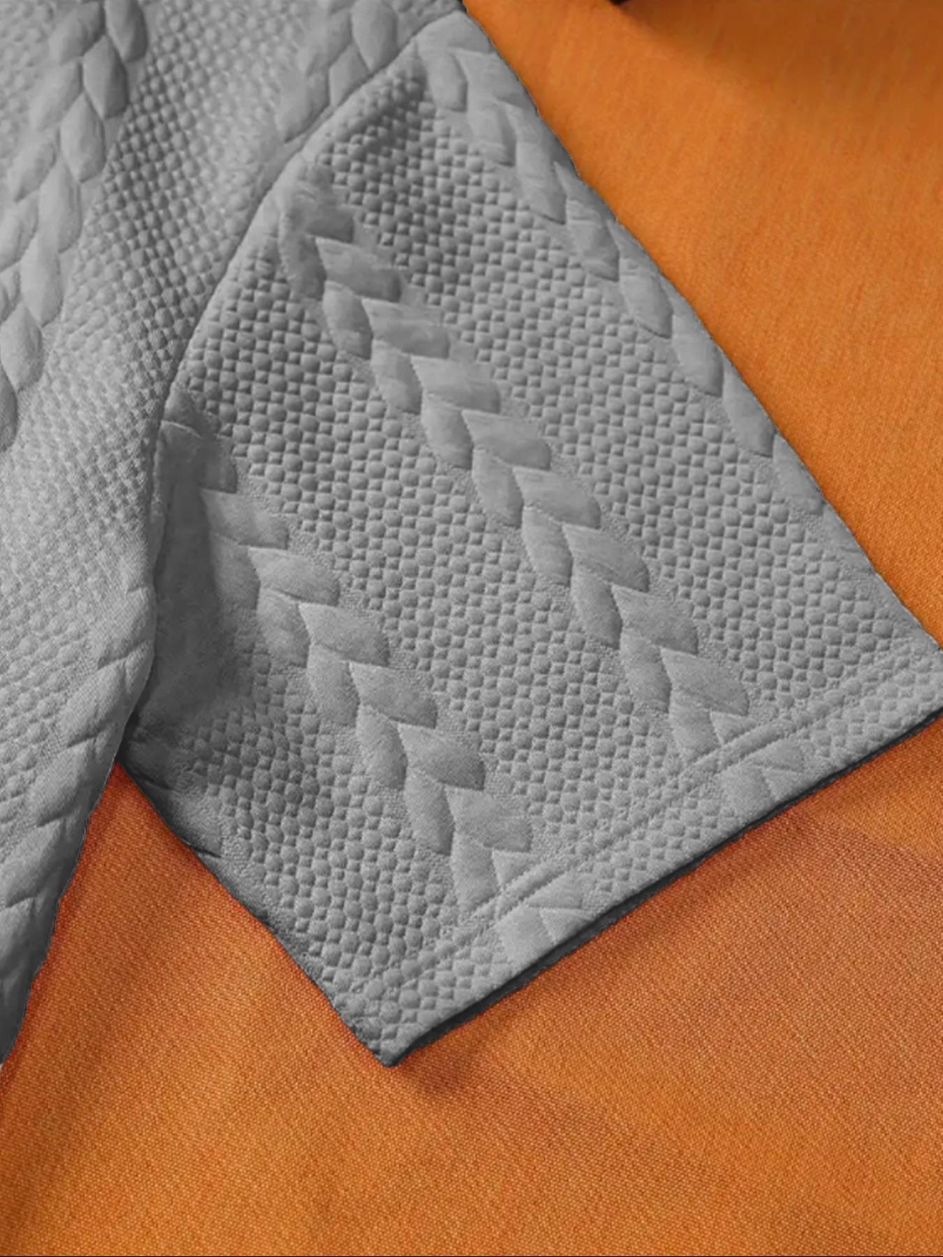 Summer men's jacquard textured fabric round neck short sleeved T-shirt and shorts set, suitable for daily leisure vacation sports style, breathable men's top and shorts Clothes, Matching, Menswear, Suits, Top, Tropical SpringStatements