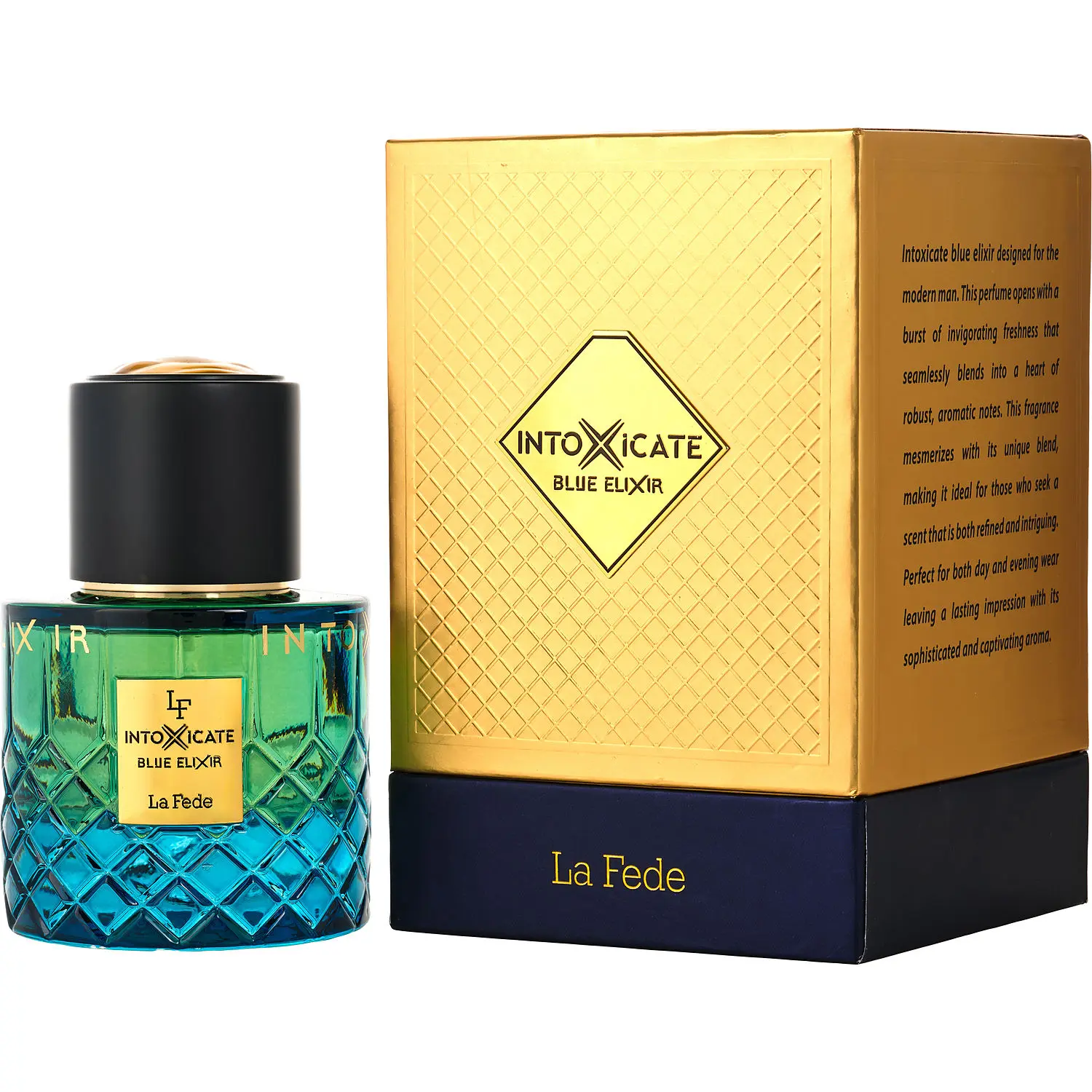 La Fede Intoxicate Blue Elixir By Khadlaj Extrait De Parfum For Unisex