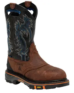 Cody James Men's 11" Decimator Waterproof Western Work Boot Nano - Drp-2