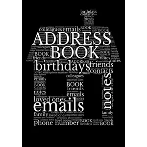 Address Book: Large Print Address Logbook and Phone Number Log Book with Alphabetical Tabs for Seniors: Record Addresses, Phone Numbers, Emails, Birthdays and Notes Paperback – January 2, 2021