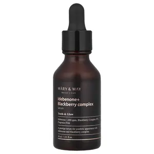 Mary & May Idebenone + Blackberry Complex Serum, 1.01 fl oz (30 ml)