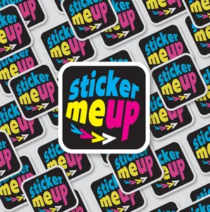 Custom Round Edge Square Stickers – Gloss or Matte Vinyl