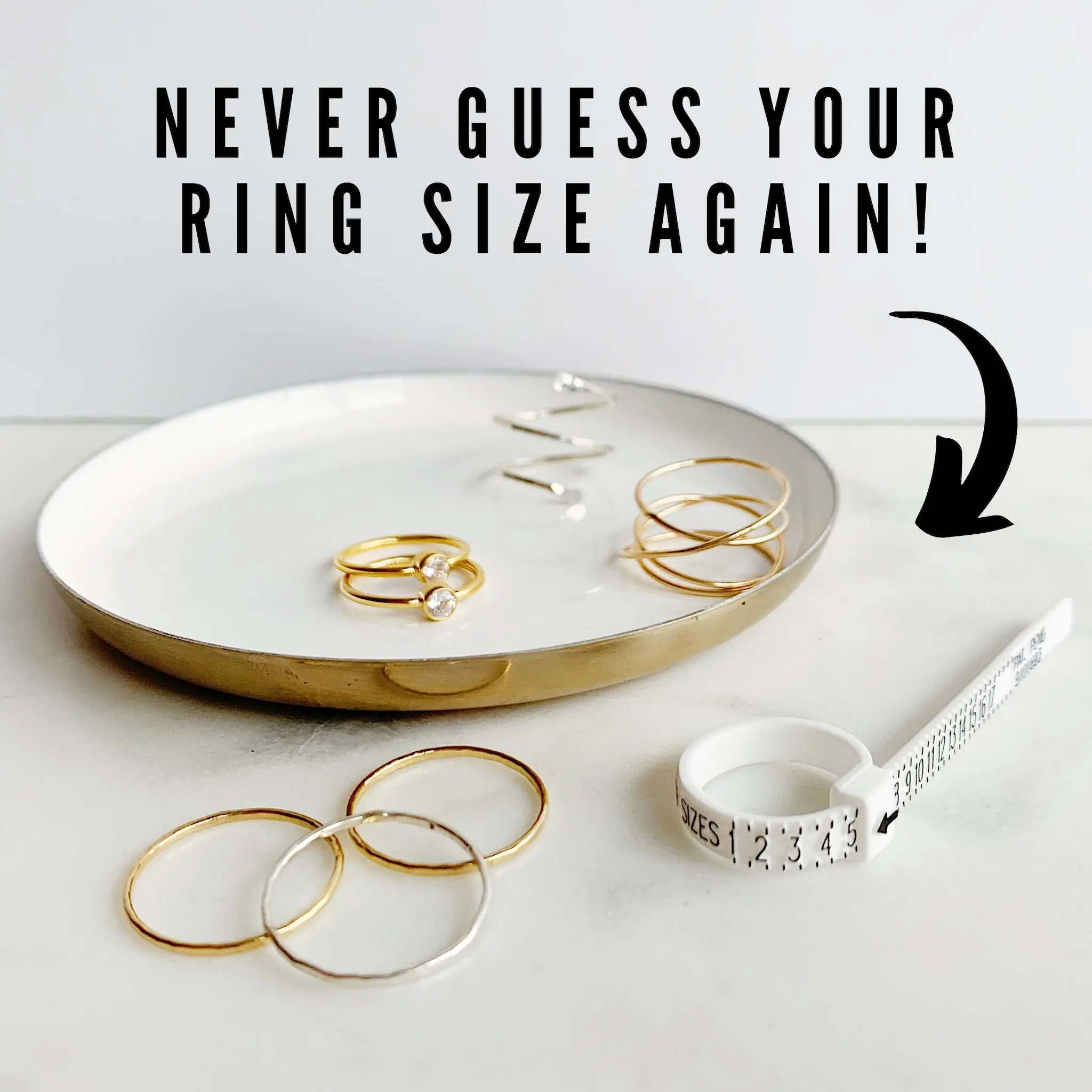 Adjustable Ring Sizer Gauge - Reusable PVC Plastic Finger Measuring Tool, Accurate Sizer for Men and Women, Reusable Tool