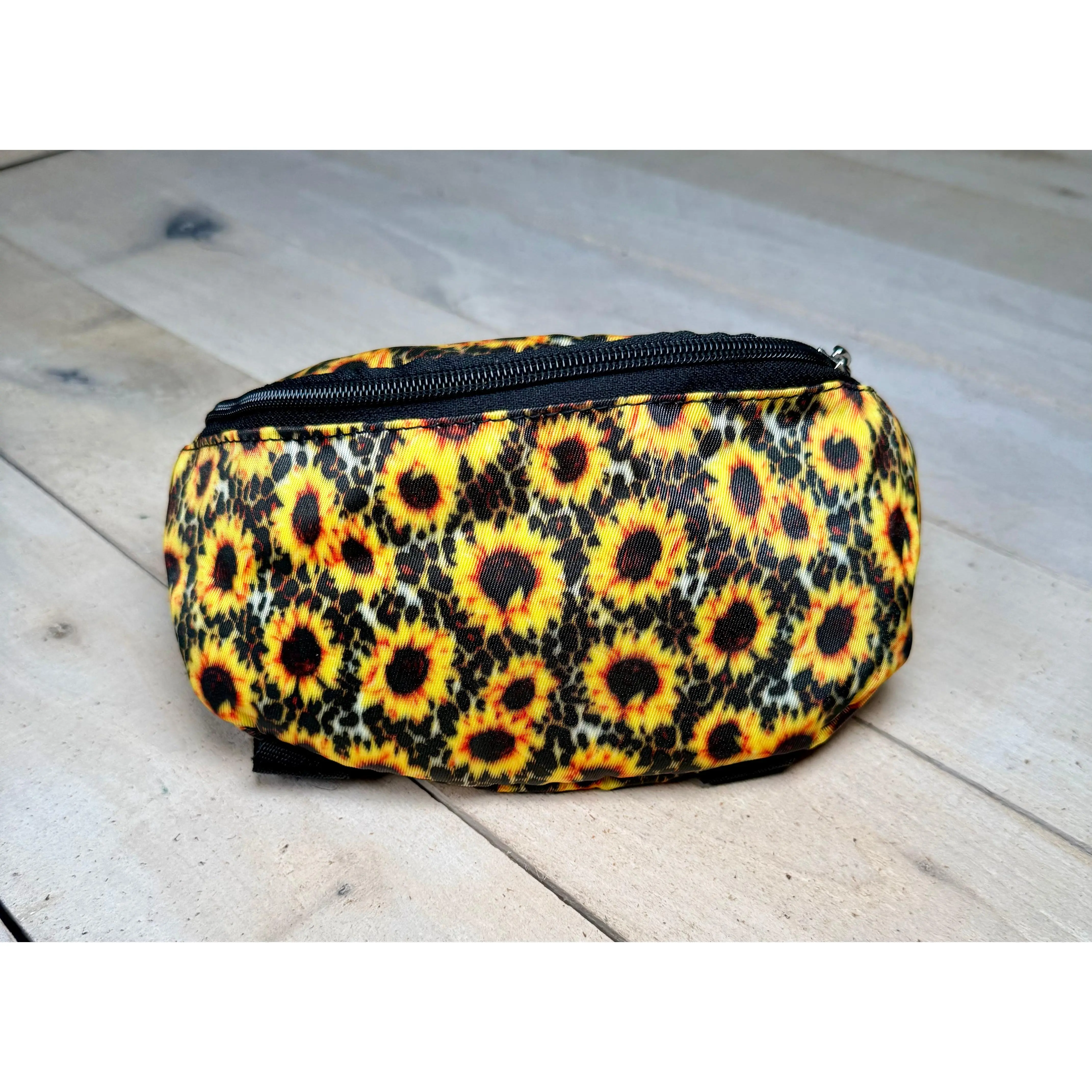 Sunflower Cheetah Insulated Saddle Pouch