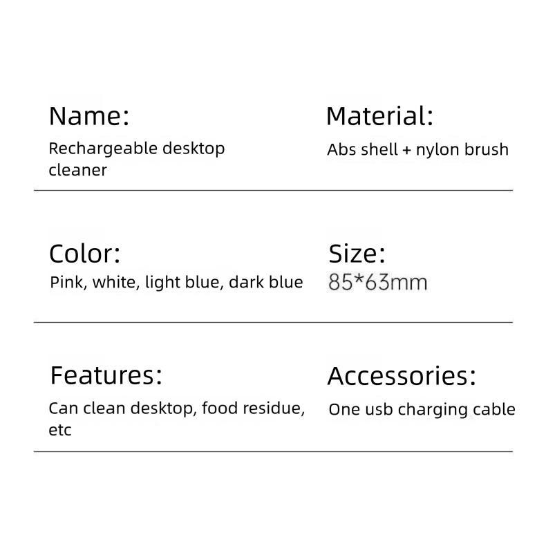 USB cordless desktop vacuum cleaner - A mini vacuum cleaner for rubber shavings and paper dust, suitable for various scenarios，Back to School Gift