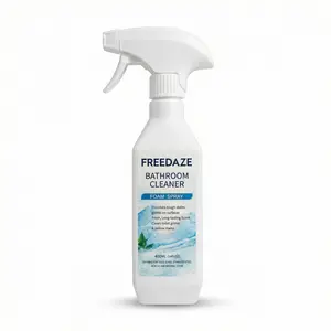 FREEDAZE Bathroom Cleaner Spray, Shower Tub & Tile Cleaner, Helps Lift Soap Scum & Hard Water Stains, Fresh Scent, Citric Acid Formula, 400mL (14oz)