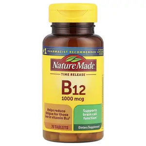 Nature Made Vitamin B12, Time Release, 75 Tablets