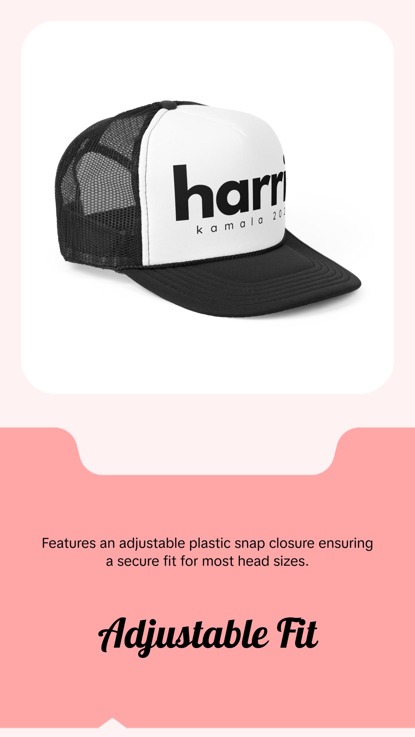 Kamala Harris Trucker Hat - Harris 2024 Hat