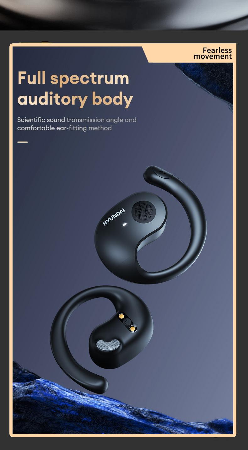 New HY-T26 X15 Pro Earphone Wireless Bluetooth 5.4 OWS Waterproof Sport Headsets Noise Reduction Headphones With Mic Earbuds