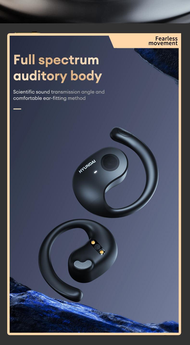 New HY-T26 X15 Pro Earphone Wireless Bluetooth 5.4 OWS Waterproof Sport Headsets Noise Reduction Headphones With Mic Earbuds