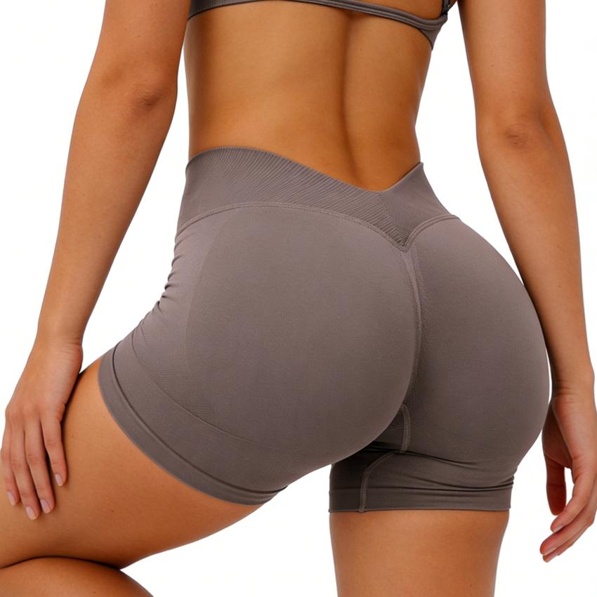 DEEFY LJ V-BACK SCRUNCH SHORTS Fitness Gymwear Yoga Shorts Gym Fitness Sportswear Workout Exercise Yoga Cycling Short