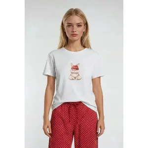 F21 WGA SLEEP TEE AND PANT SET