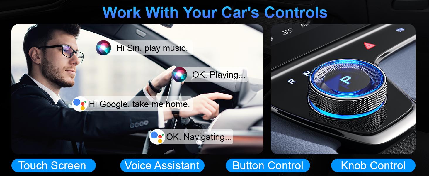 [Christmas Picks with CarPlay] Mini Orange Cube Pro 3.0 Wireless CarPlay & Android Auto Adapter 2026– Plug & Play, Fast Auto-Reconnect