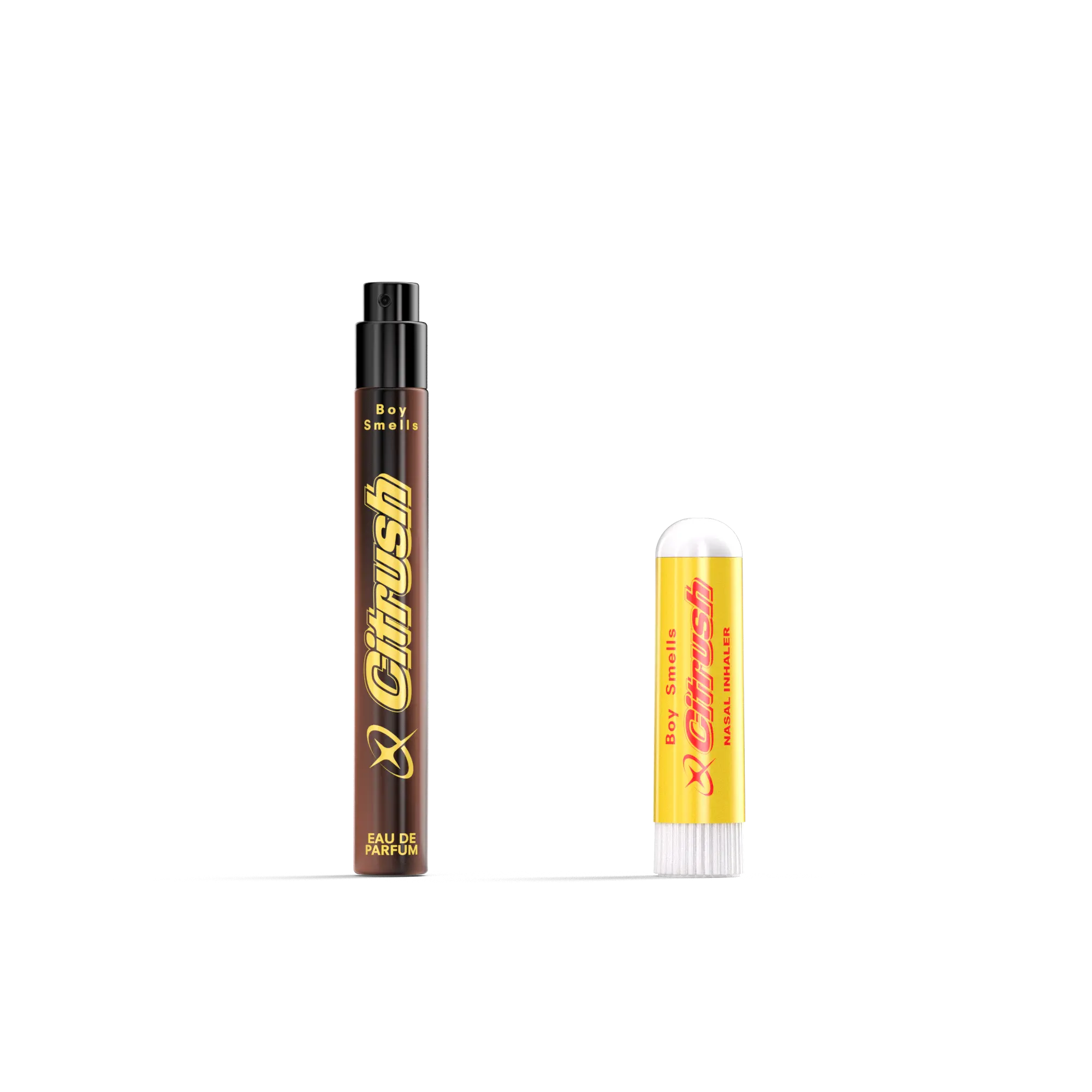 Citrush - Sniff + Spritz Fragrance and Nasal Stick Set - Black Pepper, Frozen Mint, Ripe Musk Perfume Travel Set Portable Gift Set