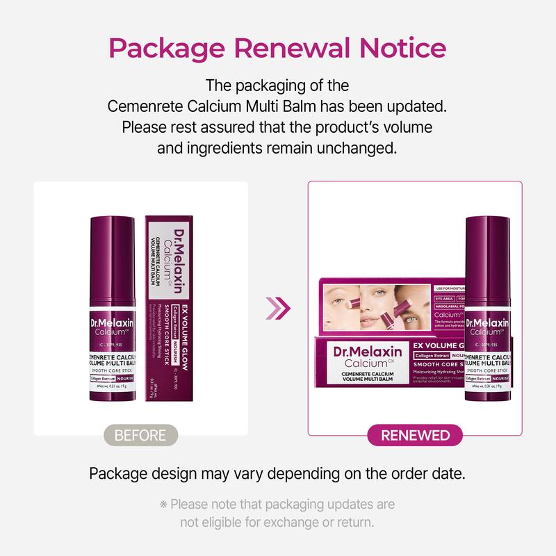 [Dr.Melaxin Official] Cemenrete Calcium Multi Balm Eye Care Routine Korean Skin Care Anti-aging Cosmetics Eye Care Eye Stick 9g