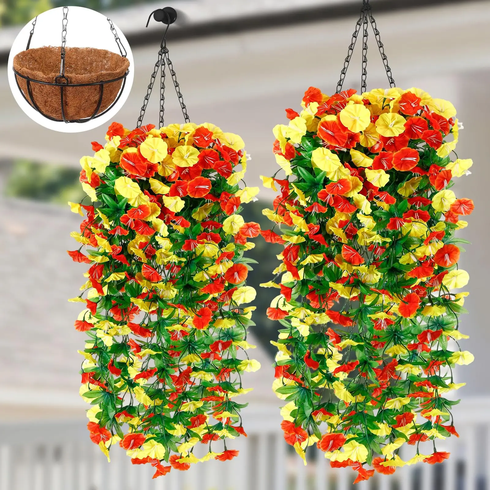 Yellow,Orange（Bougainvillea Silk Vine）