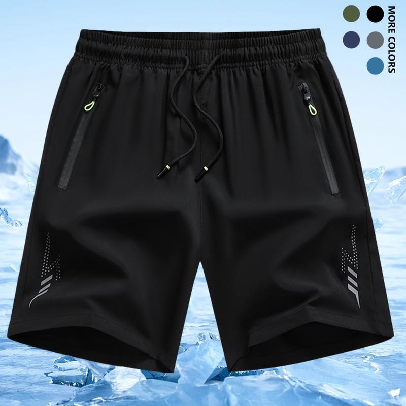 2pcs Men's Summer Shorts, Casual Sportswear, Quick-Dry Breathable Shorts for Running, Fitness, Cycling, Jogging, and Outdoor Activities: Men's Casual Sports Shorts