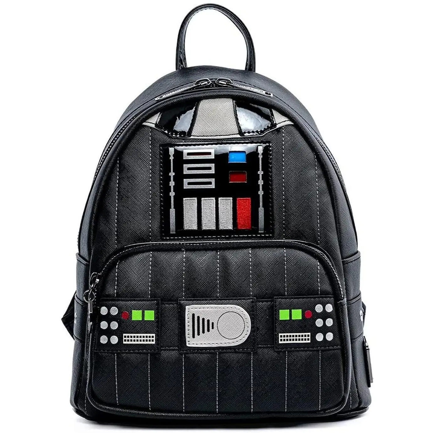 Loungefly Star Wars Darth Vader Light-Up Cosplay Mini Backpack, LED Backpack for Functional Luggage & Daily Use