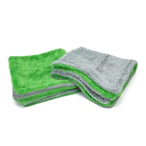 [Dreadnought] Jr. Double Twist Pile Microfiber Detailing Towel (16 in. x 16 in., 1100gsm) - 2 pack