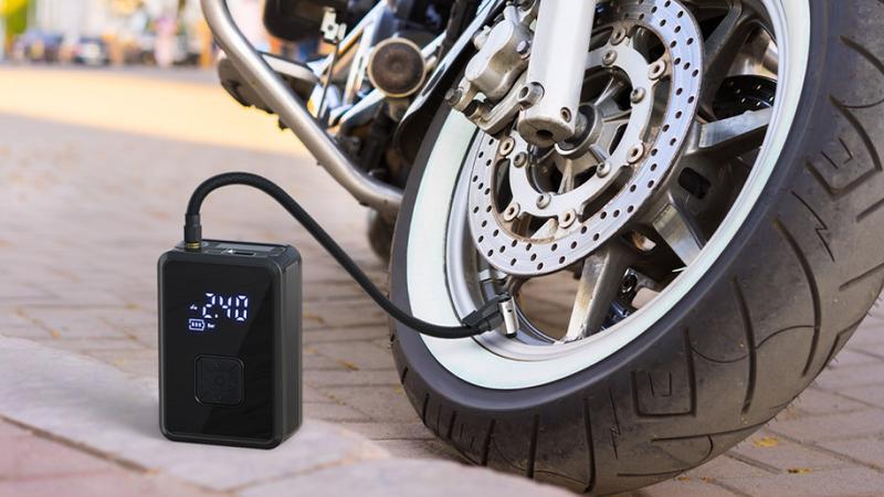 Oasser Fast Wireless Tire Inflator, Mini Portable High-Pressure Car Air Compressor 150 PSI, USB-C Rechargeable, Auto Stop Modes, Long Lasting Battery