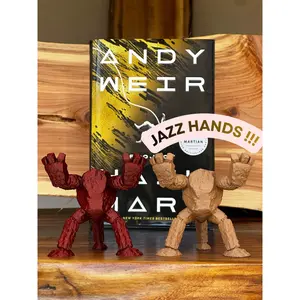 Rocky The Alien Bookshelf Decor - Cute Rocky Based Lifeform Figure - 3D Printed Decor - Project Hail Mary Desk Buddy