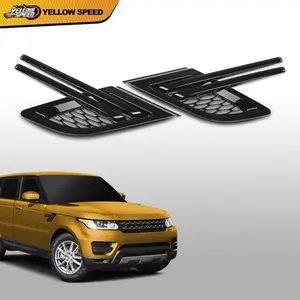 Fender Vent Grille Black Trim Louver Pair Fit For 2014-2017 Range Rover Sport