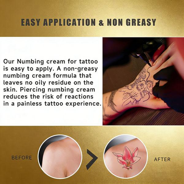 TKTX Gold 40% Numbing Cream 25Mins Super Fast Numbing Tattoo Supply，Painless tattoo cream lasting for 6-8 hours, suitable for tattoo, eyebrow tattoo, puncture-cosmetics.