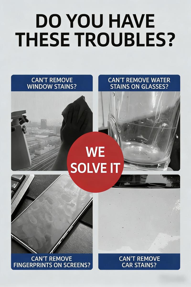 Magic Cleaning Cloth (10PCS) – Streak-Free Thickened Microfiber Cloth for Glass, Windows & Mirrors, Lint-Free and Highly Absorbent