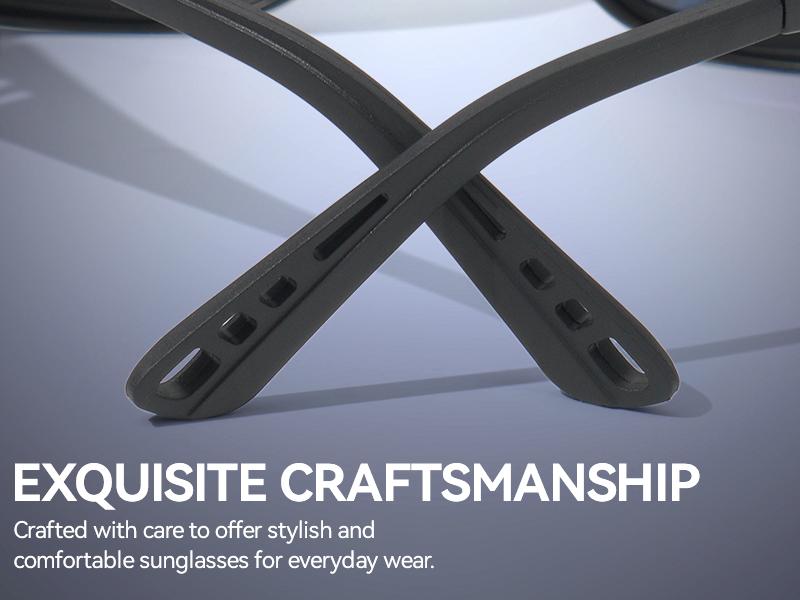 Fashion Polarized Fit Over Sunglasses for Men, UV400 Protection, Rectangle Lightweight Wrap Around Shades For Men ST0070 SpringStatements