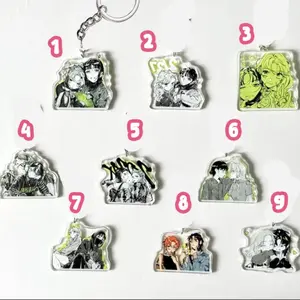The Guy She Was Interested In Wasn't A Guy At All Acrylic Keychain, Double-sided Keychain, Mitsuki Koga, Aya Osawa, Megumu Narita,Anime Gift